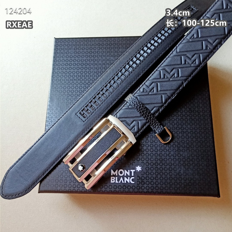 Montlanc belt 34mmX100-125cm 8L12